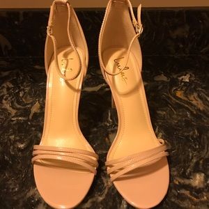 Nude Lulus Strappy Heels
